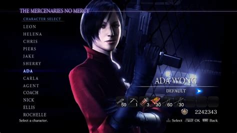 Resident Evil 6 The Mercenaries Ada Rooftop Mission No Mercy Full Combo