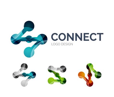connection logo vector images graphics  commercial  vectorstock
