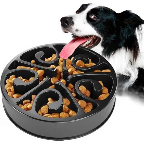 Gamelle Anti Glouton Chien Gamelle D Alimentation Lente Avec Base