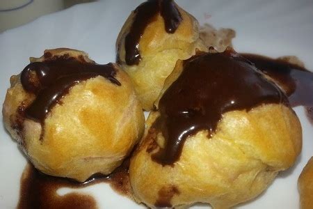 Профитроли с яблочно-масляным кремом. - пошаговый рецепт с фото