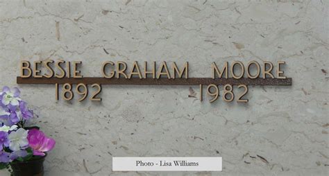 Bessie Graham Moore Memorial Find A Grave