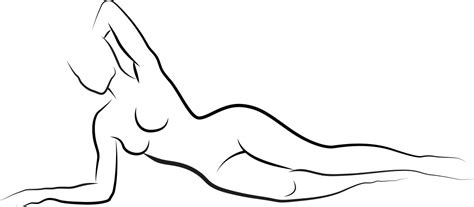 Nude Woman Royalty Free Vector Image VectorStock