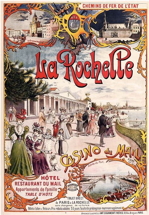 Pin By Joelle Alexandre On Affiche La Rochelle Vintage Travel