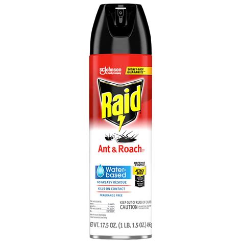 Raid Ant Roach Killer Insecticide Spray Lemon Oz Pack Of 53 Off