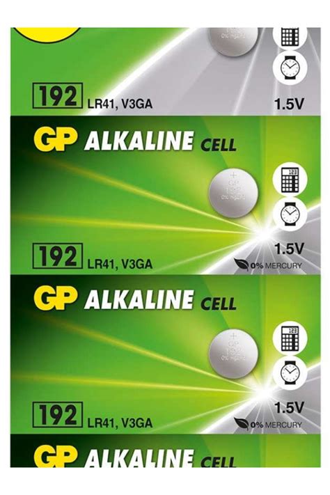 GP Batteries Gp Gp192-c5 Lr41 alkalin Düğme Pil 5'li Paket Fiyatı ...