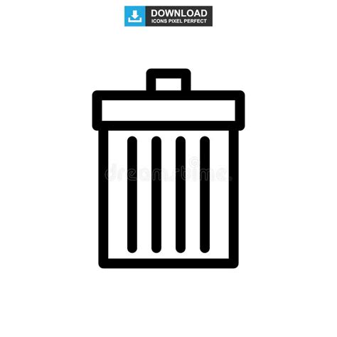 Recycle Bin Icon Or Logo Isolated Sign Symbol Vector Illustration Stock