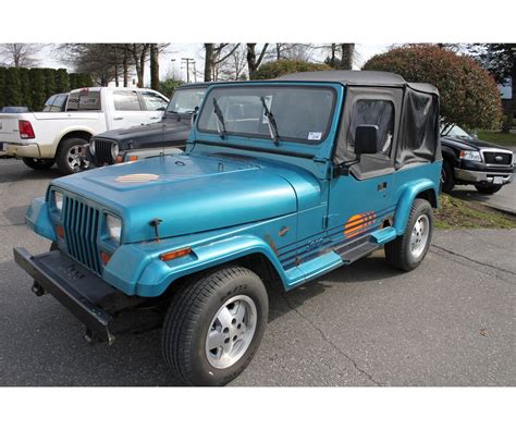 1991 Jeep Wrangler Yj Islander Vin 2j4fy39s1mj139759