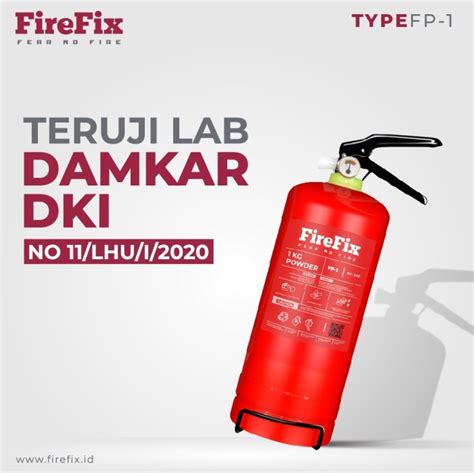 Jual FIREFIX FP1 Powder 1 Kg Tabung Alat Pemadam Api Ringan APAR