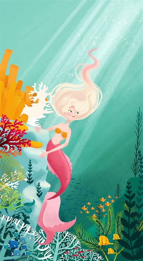 The Little Mermaid Illustrated Fairytales On Behance Mermaid Art