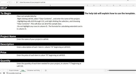 excel simple project budgeting template etsy