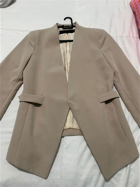 Blazer Zara Bege Nude Blazer Masculino Zara Usado Enjoei