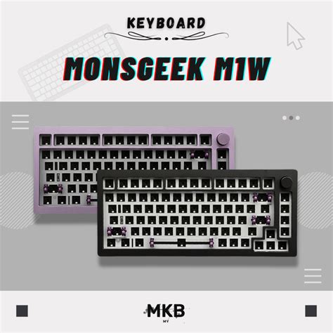 Monsgeek M1W Wireless Tri Mode Gasket Structure Hot Swap Custom RGB CNC Aluminium Body Keyboard