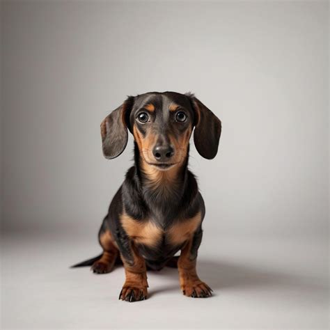 Cute Wiener Dog Dachshund Sausage Doggo white background 49023985 Stock Photo at Vecteezy