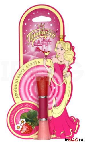 Блеск для губ Принцесса "Клубничный мусс" - «Только для маленьких ...