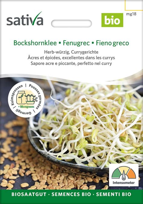 Sativa Graines Germer Bio Fenugrec Sachet Bloomling Belgique