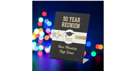 Great Choice Any Year Class Reunion Pedestal Sign Zazzle