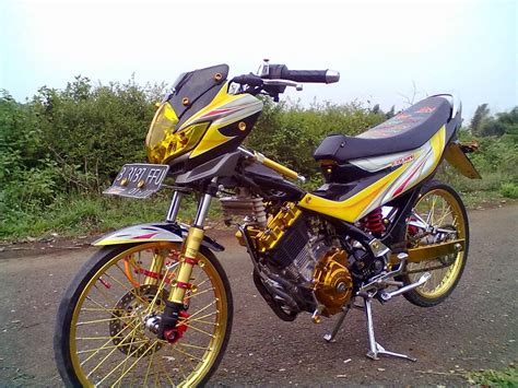 Foto Modifikasi Suzuki Satria Fu Fi Paling Simpel Wacana Modif Motor