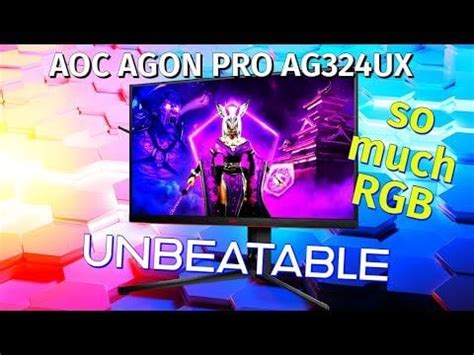 AOC AGON PRO AG324UX Gaming Monitor Review : r/PcBuild