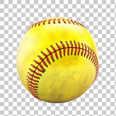 Premium Psd Detailed Closeup Of Baseball Ball