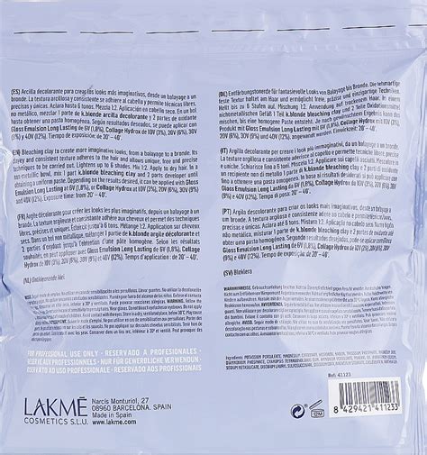 Lakme K Blonde Bleaching Clay Argile décolorante Makeup be