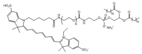 Cy7 PEG DSPE MW 2000 磷脂 聚乙二醇菁染料DSPE PEG Cyanine7 UDP糖丨MOF丨金属有机框架丨聚集诱导