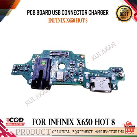 Jual PCB BOARD PAPAN CAS INFINIX X650 HOT 8 UI BOARD CONNECTOR CHARGER INFINIX X650 HOT 8