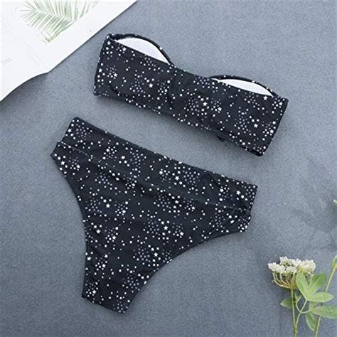 Jfan Mujer Conjunto De Bikini Traje De Ba O Push Up Bikini Floral Monokini Tropical Hojas