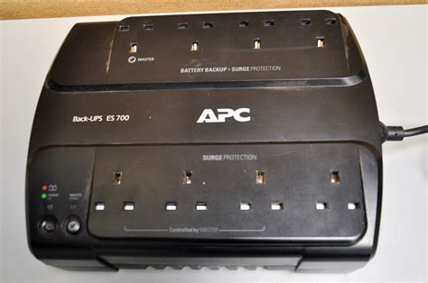 APC Back-UPS ES700 surge protection 8 socket distribution box