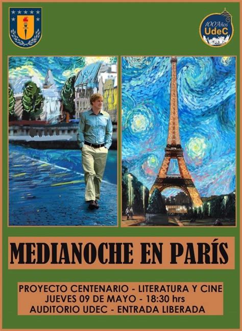 Ciclo de Cine y Literatura Medianoche en París Midnight In Paris