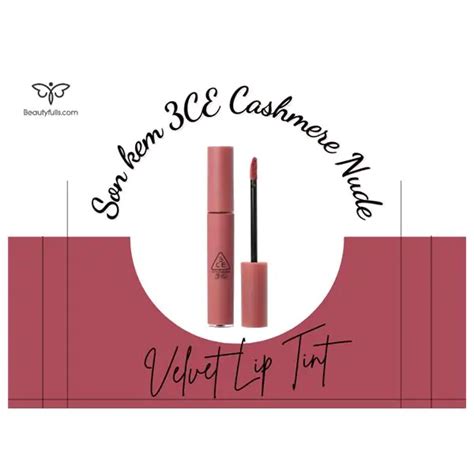 Son Ce Cashmere Nude Velvet Lip Tint M U H Ng C Nh Hoa Hot