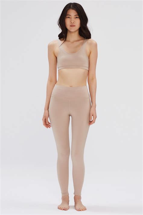 Comm Ci Amber Nude Yüksek Bel Organik Pamuk Toparlayıcı Uzun Spor Tayt Fiyatı Yorumları