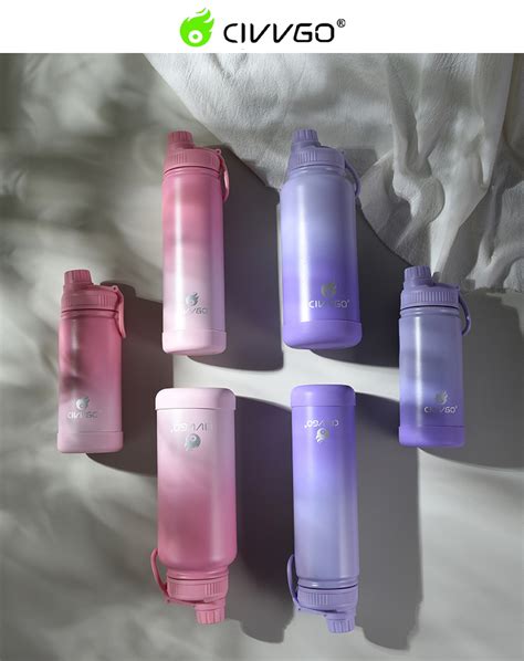 Original CIVVGO Flask Oz Oz Oz Insulated Tumbler Hot And Cold Free Silicone Boot Stainless