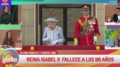 Reina Isabel II Latina TV Lee En Vivo Una Fake News Y Anuncia Por Error Muerte De La Monarca
