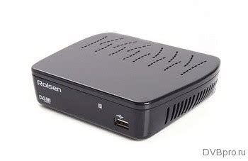 Ресивер DVB-T2 Rolsen RDB 514 | Цифровое телевидение