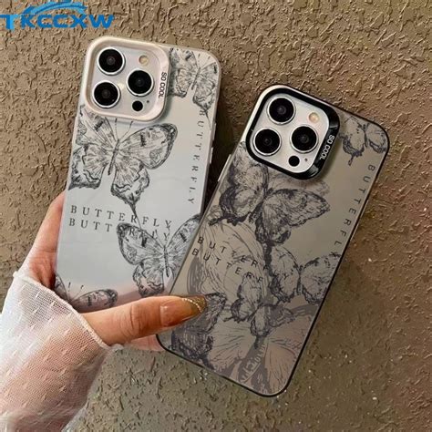 INS Retro Borboleta Fosco Capa De Telefone Para Infinix Hot 40i 30i 30i 40 Pro 12 11 10 9 30