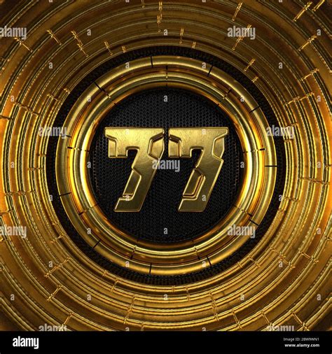 3d number 77 hi-res stock photography and images - Alamy