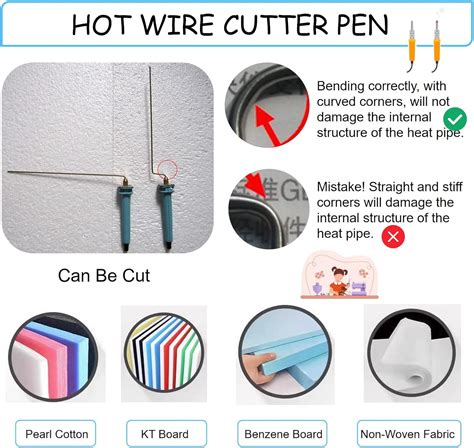 Hot Knife Foam Cutter Hot Wire Pen Electric Hot Wire Cutter Pen 10cm