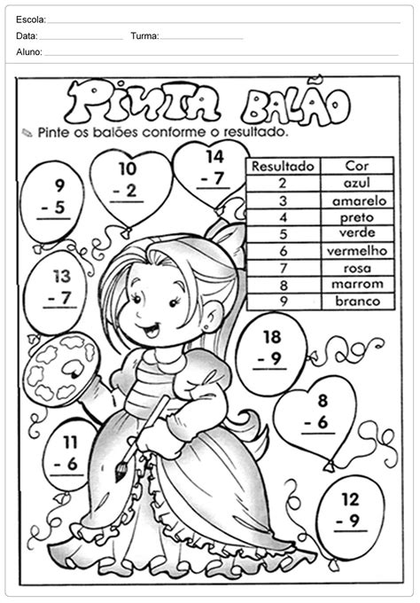 Tarefa 2 Ano Fundamental - Atividades de Matemática 2 ano do Ensino Fundamental - Para Imprimir ...