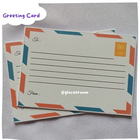 jual kartu ucapan greeting card shopee indonesia
