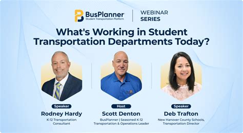 whats working  student transportation departments today