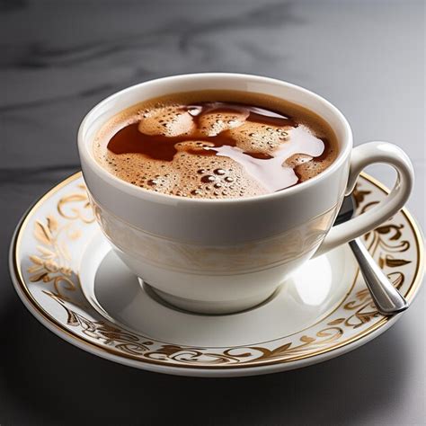 Premium AI Image A Cup Of Hot Coffee Drink