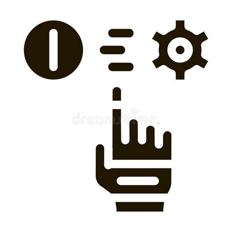 Error En La Configuraci N Automatizada Icono Vector Glifo Ilustraci N