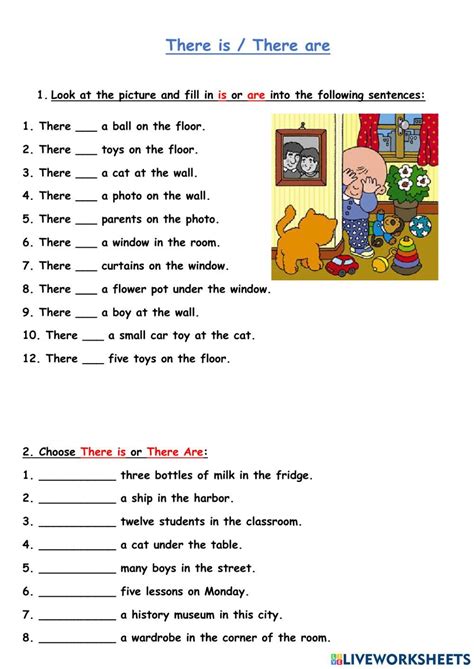 The place where i live there is there are interactive worksheet – Artofit 