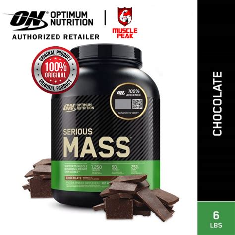 Optimum Nutrition Serious Mass 6lbs Weight And Mass Gain Muscle