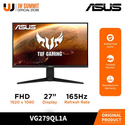 Asus TUF Gaming VG279QL1A 27" Full HD 1920 x 1080 165Hz IPS Technology ...