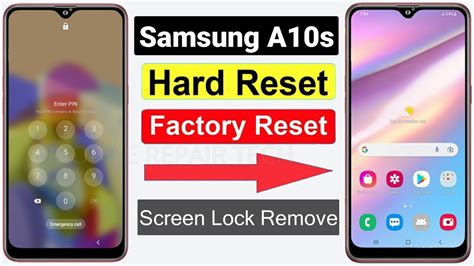 Samsung A10s Screen Lock Remove Samsung A10s Hard Reset Without Pc Samsung A107f Hard Reset