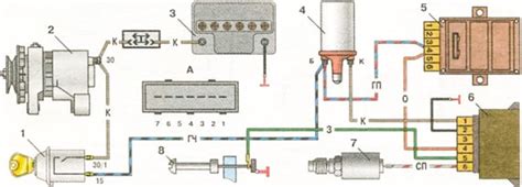 Проводка 2106 карбюратор схема