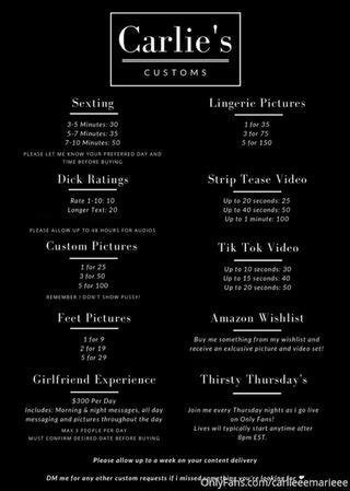 Carlieeemarieee Carlieemarieee Nude OnlyFans NudoStar TV