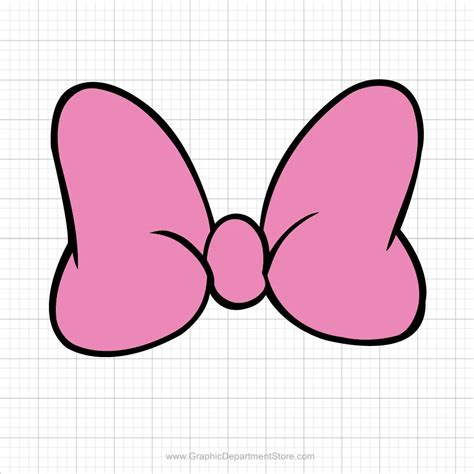 Minnie Mouse No Bow SVG