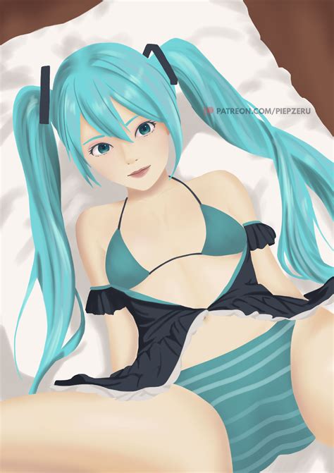 Hatsune Miku After The Beach By Piepzeru Hentai Foundry